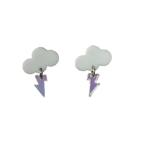 White Cloud Earrings