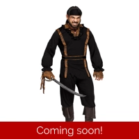 Men's Dark Pirate Costume