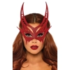 Red Glitter Devil Mask Red Glitter Devil Mask