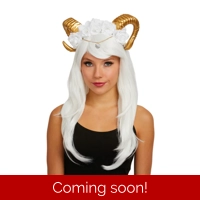 Gilded Ram's Horn Headpiece