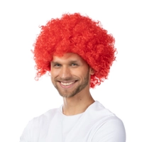 Red Afro Wig
