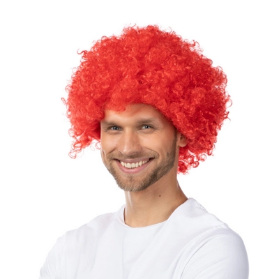 Red Afro Wig