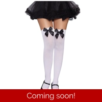 Versatile Bow Top Stockings