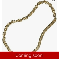 Faux Gold Chain Necklace