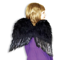 FEATHER WINGS 20. BLACK