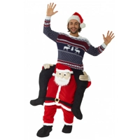Piggyback Santa