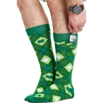 Argyle Clover Hidden Pocket Socks Argyle Clover Hidden Pocket Socks