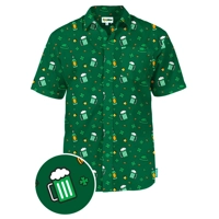 St. Paddy's Ice Cold Clover Button Down Shirt
