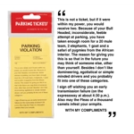Parking Ticket