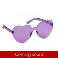 Purple Heart Glasses
