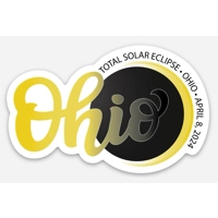 Total Solar Eclipse Ohio Sticker