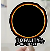 2024 Totality Date Sticker