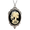 Black Lolita Skeleton Camio Necklace