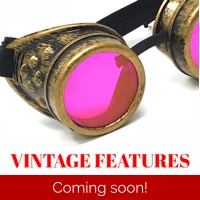 Pink Steampunk Goggles