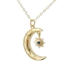 Moon and star necklace