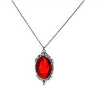 Vampire necklace blood red pendant