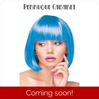 Neon Turquoise Cabaret Wig