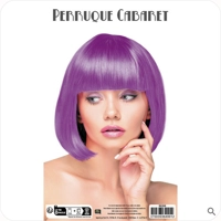 Neon Violet Cabaret Wig