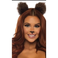 Brown Bear Ear Headband