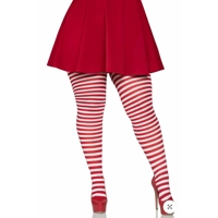 Striped Tights - Plus Size
