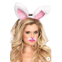 Plush Bunny Ears Headband