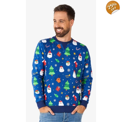 Blue Christmas Sweater