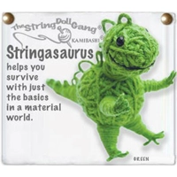 Stringasaurus String Doll Keychain