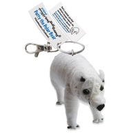 Patty the Polar Bear String Doll Keychain