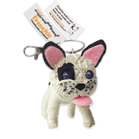 Frenchie the French Bulldog String Doll Keychain