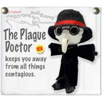 The Plague Doctor String Doll Keychain
