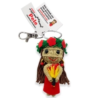 Pele String Doll Keychain