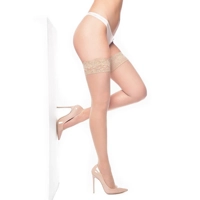 Natural Lace Top Hold Up Adult One Size