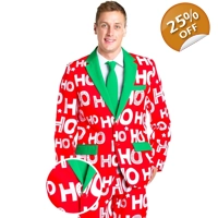Ho Ho Holla Men's Christmas Blazer