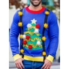 Blue Christmas Tree Ugly Christmas Sweater