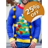 Blue Christmas Tree Ugly Christmas Sweater
