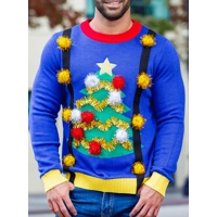 Blue Christmas Tree Ugly Christmas Sweater