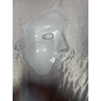 White Half Mask