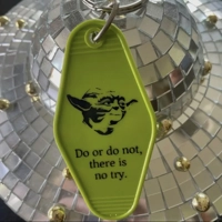 Yoda Do or Do not Fob Keychain