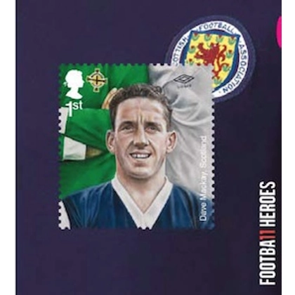 3478 Dave Mackay Football Hero gravure ex book