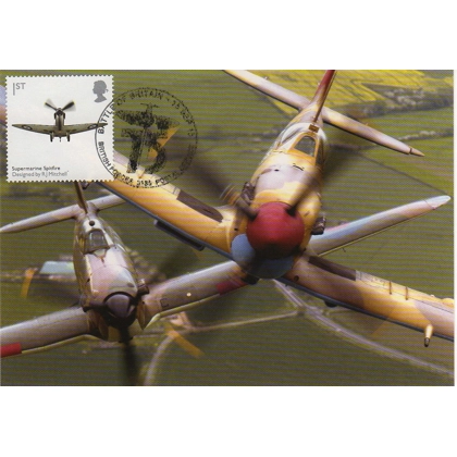 3736x6 Battle of Britain Maximum Card - Spitfire & Hurricane