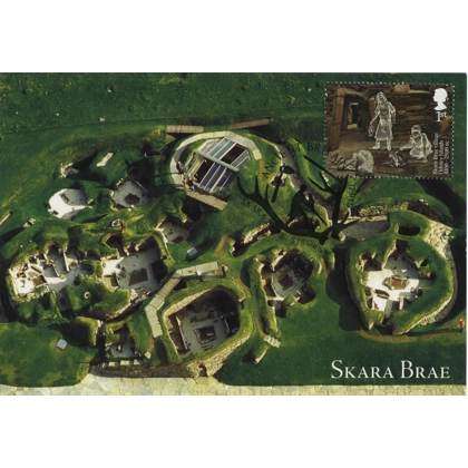 3913x2 Skara Brae World Heritage Site Maximum Card 2