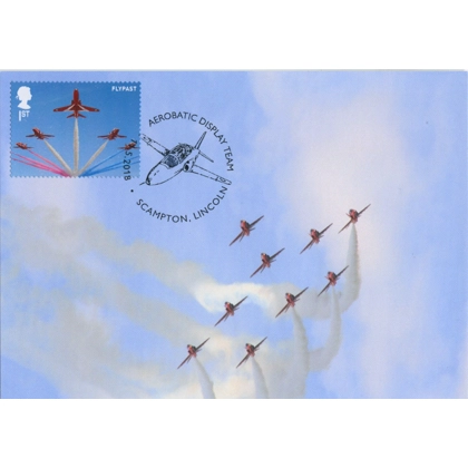 4090x Royal Air Force Maximum Card - Red Arrows self-adhesive