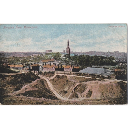 C0100 Norwich from Mousehold Heath - Jarrold's card
