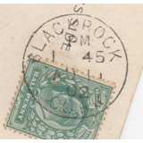 E106 Blackrock, Cork, postmark 1902 on..