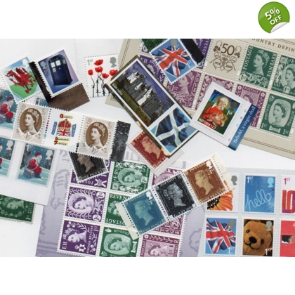 10 x Discount 1st class small-sized postage stamps