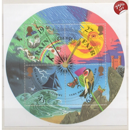 2201MS The Weather miniature sheet 2001