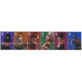 2224-9 Punch & Judy se-tenant strip of 6