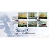 3519 Merchant Navy set on Stampex FDC