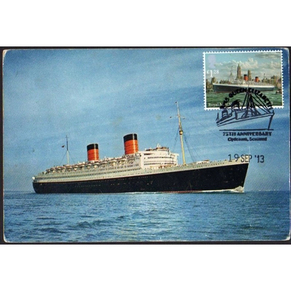 3523xc - RMS Queen Elizabeth Maximum Card 3