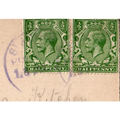 St John Holbeach rubber postmark